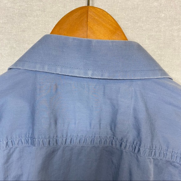 Robert Graham Men’s Dress Shirt Blue with
Contrast Cuffs Size XL - Picture 13 of 13